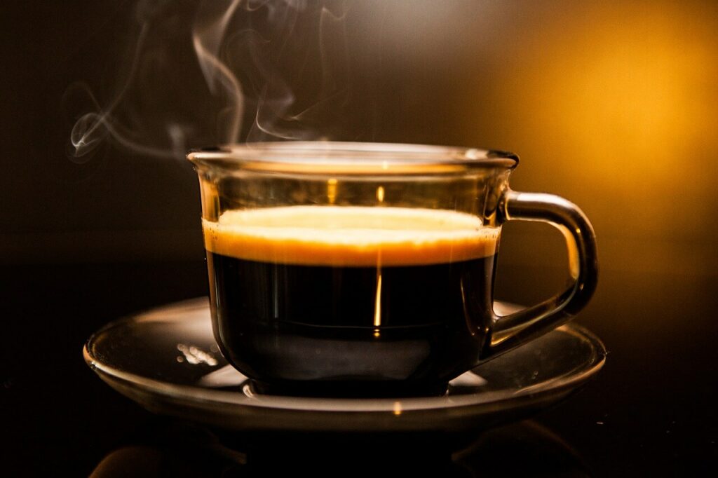 wirkung von kaffee-frisch-gebrüht